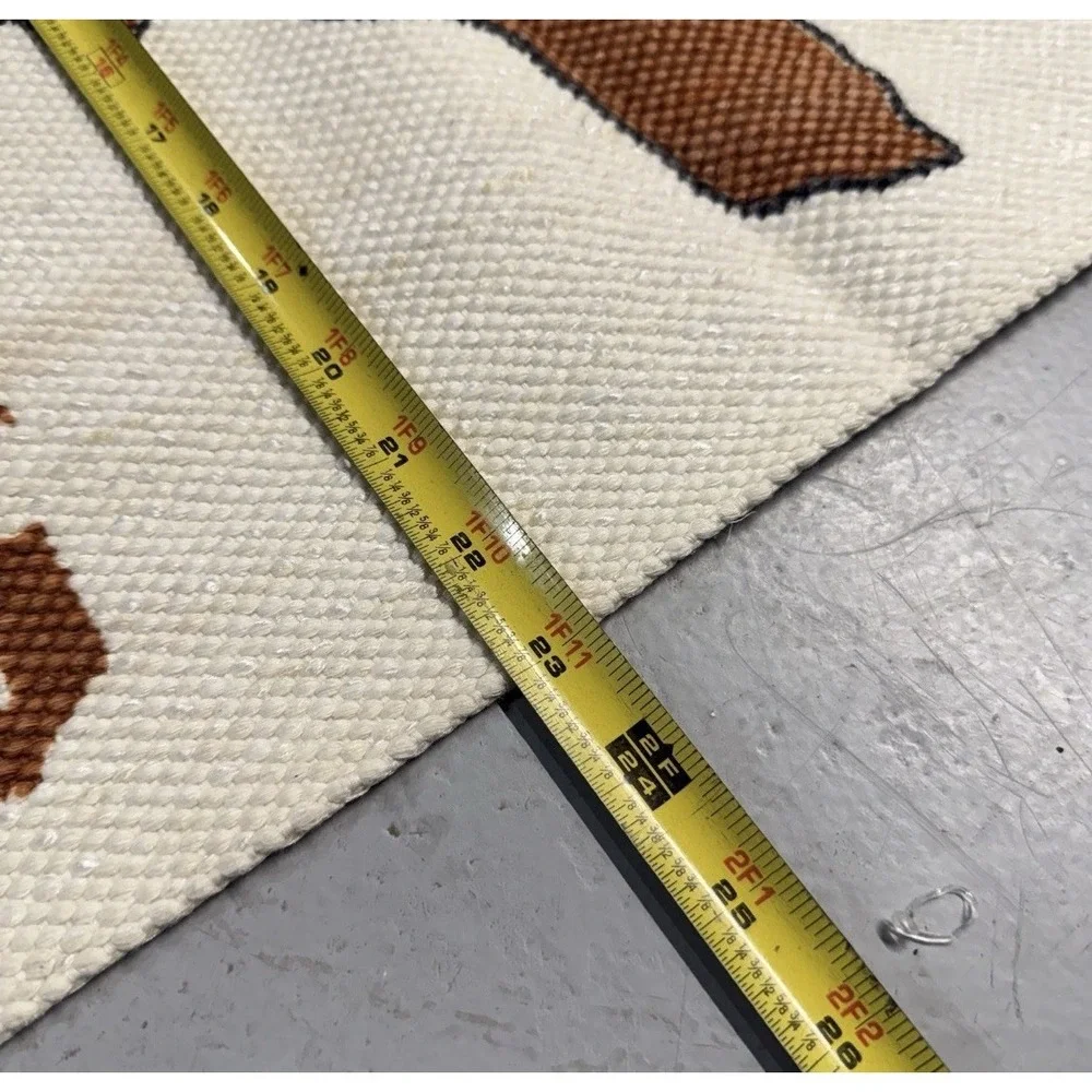 Vintage University of Texas Longhorn Country UT Throw Rug Tapestry 42x23
